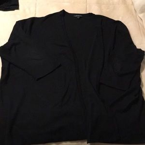 Black Lane Bryant 3/4 cardigan